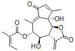 CAS#: 1405-19-2, (Z)-2-Methyl-2-Butenoic Acid (3aR)-2,3,3a,4,5,7,9a,9balpha-Octahydro-4beta,9abeta-Dihydroxy-6,9-Dimethyl-3-Methylene-2,7-Dioxoazuleno[4,5-b]Furan-5alpha-Yl Ester