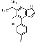 CAS#: 140640-92-2, [4-(4-Fluorophenyl)-6-Isopropyl-1H-Pyrrolo[2,3-b]Pyridin-5-Yl]Methanol