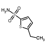 CAS 登录号：140646-34-0， 5-乙基-2-噻吩磺酰胺
