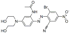 CAS 登录号：14071-35-3， N-[5-[二(2-羟基乙基)氨基]-2-[(2-溴-6-氰基-4-硝基苯基)偶氮]苯基]-乙酰胺
