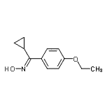 CAS 登录号：140854-17-7， (E)-1-环丙基-1-(4-乙氧基苯基)-N-羟基甲亚胺