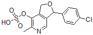 CAS#: 140894-91-3, [3-(4-Chlorophenyl)-6-Methyl-1,3-Dihydrofuro[4,3-d]Pyridin-7-Yl] Hydrogen Sulfate