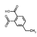 CAS 登录号：141030-64-0， 4-乙基-2-硝基苯甲酸