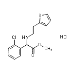 CAS#: 141109-18-4, Methyl (2-Chlorophenyl){[2-(2-Thienyl)Ethyl]Amino}Acetate Hydrochloride (1:1)