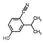 CAS 登录号：14114-32-0， 4-羟基-2-异丙基苯并腈