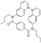 CAS 登录号：14120-88-8， 二-(N-丁基)-N,N'-二-(6-喹啉并基)对苯二甲酰胺
