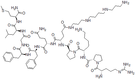 CAS 登录号：141231-59-6， 5-(N-(3-((4-((3-氨基丙基)氨基)丁基)氨基)丙基)-L-谷氨酰胺)物质P