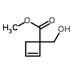 CAS#: 141232-88-4, Methyl 1-(Hydroxymethyl)-2-Cyclobutene-1-Carboxylate