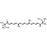 CAS 登录号：141290-93-9， 2,2,19,19-四甲氧基-8,13-二甲基-4,6,8,10,12,14,16-二十碳七烯-3,18-二酮