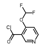 CAS 登录号：141311-99-1， 4-(二氟甲氧基)烟酰氯