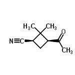 CAS#: 141422-97-1, (1R,3S)-3-Acetyl-2,2-Dimethylcyclobutanecarbonitrile