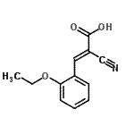 CAS 登录号：141426-09-7， (2E)-2-氰基-3-(2-乙氧基苯基)丙烯酸