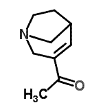 CAS 登录号：141453-98-7， 1-(1-氮杂双环[3.2.1]辛-3-烯-3-基)乙酮