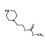 CAS 登录号：141578-00-9， 甲基2-(1-哌嗪基)乙基碳酸酯