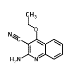 CAS 登录号：141648-32-0， 2-氨基-4-乙氧基-3-喹啉甲腈