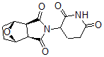 CAS 登录号：14166-29-1， 2-(7-氧杂双环(2.2.1)庚烷-2-外,3-外-二甲酰亚胺基)戊二酰亚胺