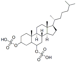 CAS#: 141677-53-4, Disodium [(3S,5S,6S,8S,9S,10R,13R,14S,17R)-10,13-Dimethyl-17-[(2R)-6-Methylheptan-2-Yl]-3-Sulfonatooxy-2,3,4,5,6,7,8,9,11,12,14,15,16,17-Tetradecahydro-1H-Cyclopenta[a]Phenanthren-6-Yl] Sulfate
