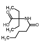 CAS#: 141745-72-4, 2-Ethyl-2-(Pentanoylamino)Butanoic Acid