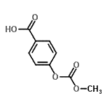 CAS 登录号：14180-11-1， 4-[(甲氧羰基)氧基]苯甲酸