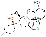 CAS 登录号：14186-98-2， 7alpha-(1-羟基-1,4-二甲基戊基)-6,14-内-乙烯桥四氢东罂粟碱