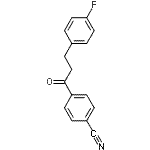 CAS 登录号：141892-93-5， 4-[3-(4-氟苯基)丙酰]苯甲腈