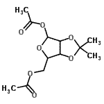 CAS 登录号：141979-56-8， 1,5-二-O-乙酰基-2,3-O-异亚丙基呋喃戊糖