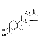 CAS 登录号：142062-08-6， 3-(1-氨基乙基)-3-羟基雌甾-1(10),4-二烯-17-酮