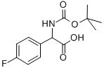 CAS#: 142121-93-5, alpha-[[(1,1-Dimethylethoxy)Carbonyl]Amino]-4-Fluoro-BenzeneAcetic Acid