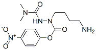 CAS 登录号：142182-00-1， (4-硝基苯基)N-(4-氨基丁基)-N-(二甲基氨基甲酰氨基)氨基甲酸酯
