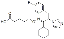 CAS 登录号：142223-44-7， 5-[[1-环己基-3-(4-氟苯基)-2-咪唑-1-基亚丙基]氨基]氧基戊酸