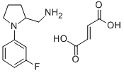 CAS 登录号：142469-91-8， (-)-1-(3-氟苯基)-2-吡咯烷甲胺富马酸盐
