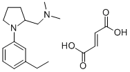 CAS#: 142469-97-4, (-)-N,N-Dimethyl-1-(3-Ethylphenyl)-2-Pyrrolidinemethanamine Fumarate