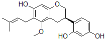 CAS 登录号：142474-53-1， 粗毛甘草素C