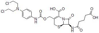 CAS 登录号：142478-50-0， 7-(4-羧基丁酰氨基)头孢菌素氮芥