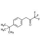 CAS 登录号：142505-28-0， 1,1,1-三氟-3-[4-(2-甲基-2-丙基)苯基]丙酮