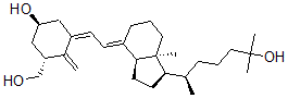 CAS 登录号：142508-68-7， 1-羟基甲基-3-去甲羟基-3,25-二羟基维他命D3