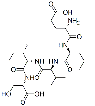 CAS#: 142525-11-9, (4S)-4-Amino-5-[[(2S)-1-[[(2S)-1-[[(2S,3S)-1-[[(2S)-1,3-Dihydroxy-1-Oxopropan-2-Yl]Amino]-3-Methyl-1-Oxopentan-2-Yl]Amino]-3-Methyl-1-Oxobutan-2-Yl]Amino]-4-Methyl-1-Oxopentan-2-Yl]Amino]-5-Oxopentanoic Acid