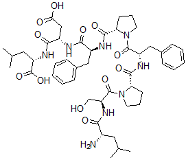 CAS 登录号：142606-55-1， 亮氨酰-丝氨酰-脯氨酰-苯丙氨酰-脯氨酰-苯丙氨酰-天冬氨酰-亮氨酸