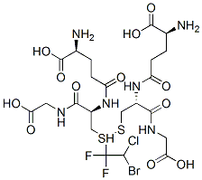 CAS 登录号：142628-07-7， (4S)-4-氨基-5-[[(2R)-3-(2-溴-2-氯-1,1-二氟乙基)硫基-1-(羧甲基氨基)-1-氧代丙烷-2-基]氨基]-5-氧代戊酸