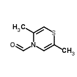 CAS#: 142731-30-4, 2,5-Dimethyl-4H-1,4-Thiazine-4-Carbaldehyde