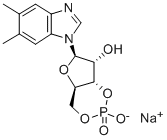 CAS 登录号：142754-31-2， 5,6-二甲基-1-(3,5-O-磷酸亚基-B-D-呋喃核糖基)-1H-苯并咪唑