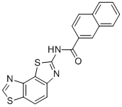 CAS 登录号：1428729-56-9， N-([1,3]噻唑并[5,4-e][1,3]苯并噻唑-2-基)萘-2-甲酰胺