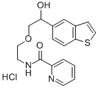 CAS 登录号：142934-83-6， N-[2-[2-(1-苯并噻吩-5-基)-2-羟基乙氧基]乙基]吡啶-2-甲酰胺盐酸盐