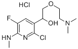 CAS 登录号：142934-88-1， 1-(2-氯-5-氟-6-甲基氨基吡啶-3-基)-2-(2-二甲基氨基乙氧基)乙醇盐酸盐