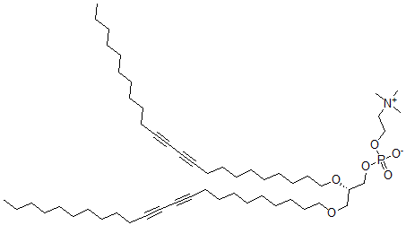CAS 登录号：143062-81-1， [(2S)-2,3-二(二十三碳-10,12-二炔氧基)丙基]2-三甲基铵乙基磷酸酯盐
