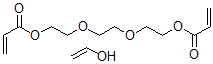 CAS 登录号：143114-02-7， 乙烯醇;2-[2-(2-丙-2-烯并基氧基乙氧基)乙氧基]乙基丙-2-烯酸酯
