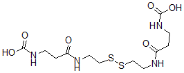 CAS#: 143129-01-5, [3-[2-[2-[3-(Carboxyamino)Propanoylamino]Ethyldisulfanyl]Ethylamino]-3-Oxopropyl]Carbamic Acid