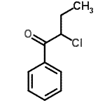 CAS 登录号：14313-57-6， 2-氯-1-苯基-1-丁酮