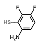 CAS 登录号：143163-90-0， 6-氨基-2,3-二氟苯硫醇