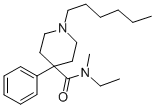 CAS#: 143257-97-0, N-Ethyl-1-Hexyl-N-Methyl-4-Phenyl-4-Piperidinecarboxamide